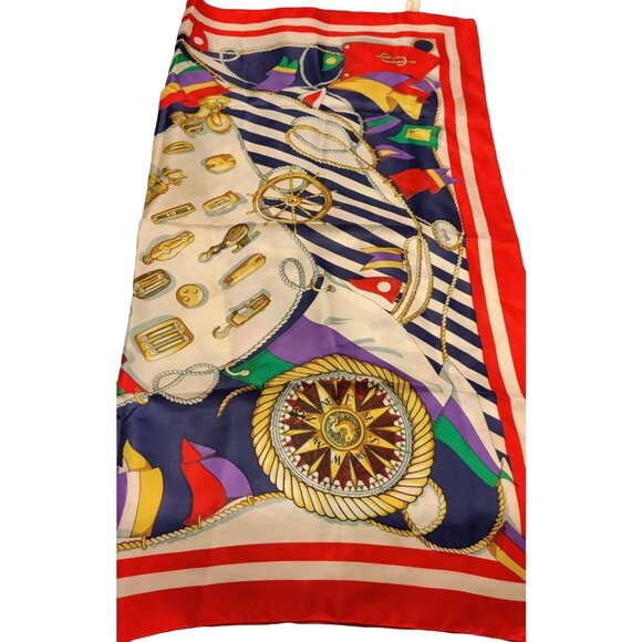 Vintage Scarf 100% Polyester (RN #67990) - Picture 3 of 5